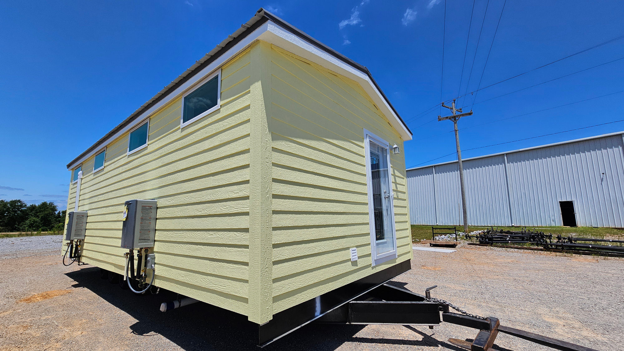Custom bath house side view