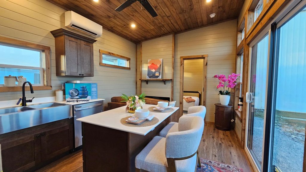 Phoenix Kitchen Decorated park model home by Phoenix Building Solutions