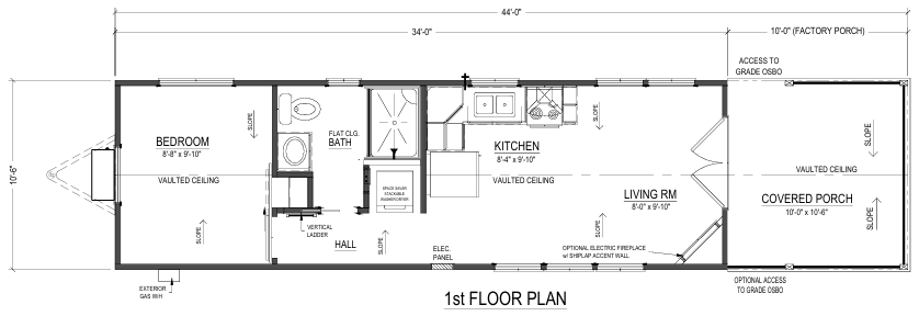 The Lakeside floor plan