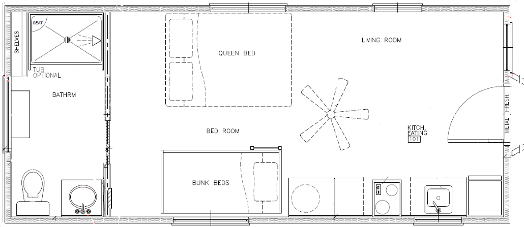 The Serenity floor plan