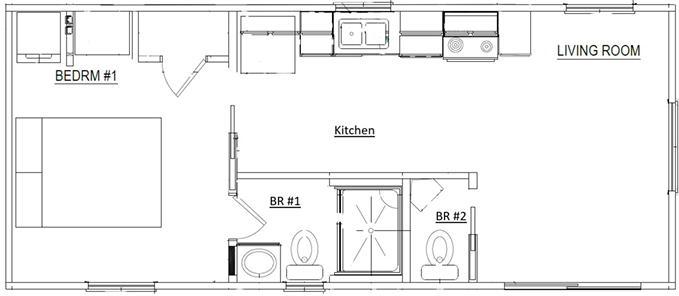The Tailgater floor plan