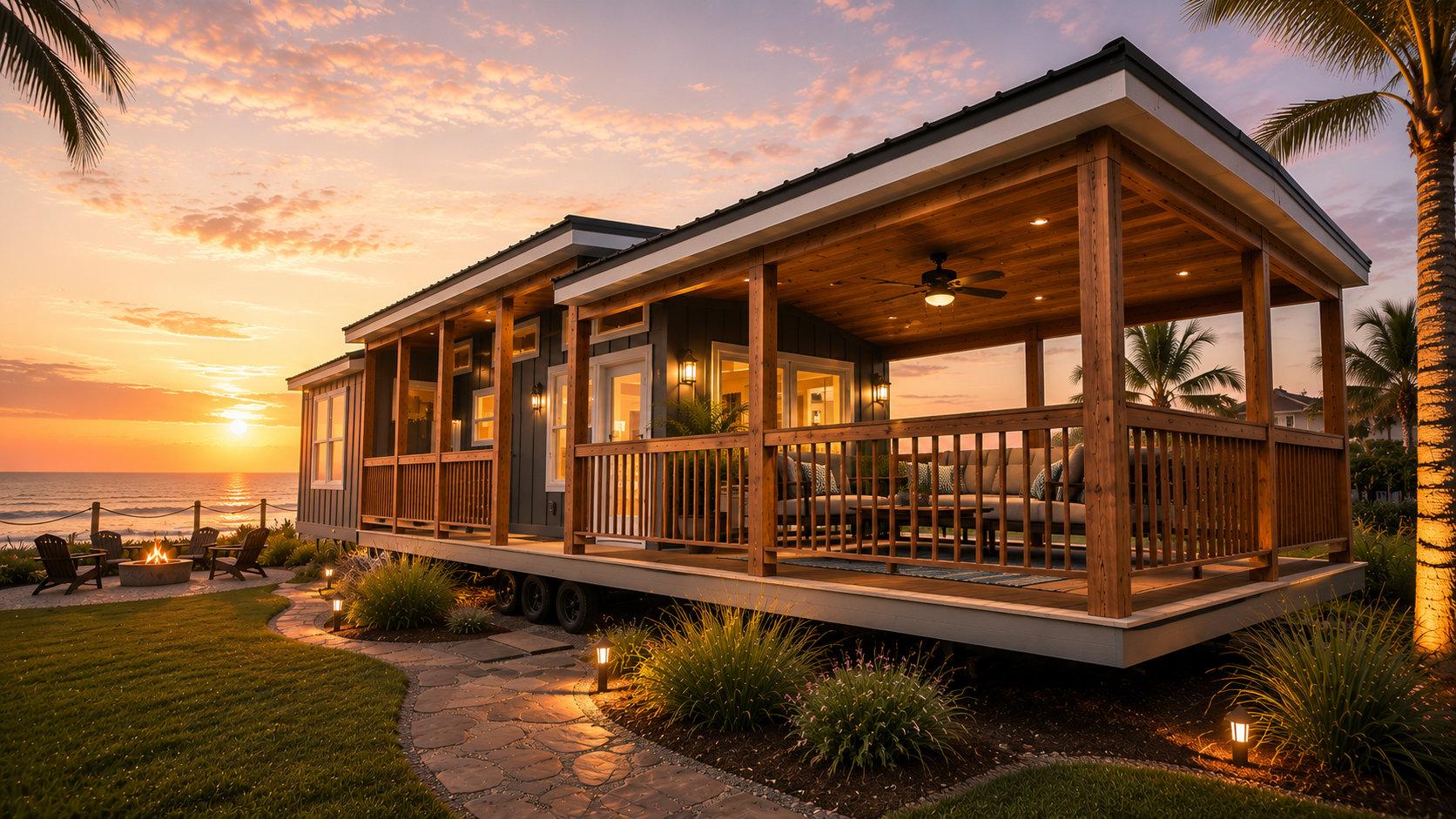 The Veranda park model home